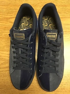Tenis de gamuza Puma de parte superior baja, azules, 11 - Imagen 1 de 8