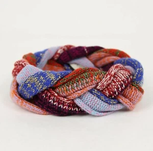 New Gucci Multi-color Wool Braided Headband M/57 476883 9888 - Picture 1 of 5