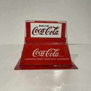 Department 56 Coca-Cola Illuminated Resin Neon Sign Accessory Battery Operated - Picture 1 of 3