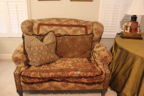 E J Victor and Carol Hicks Bolton Loveseat Sofa Cover