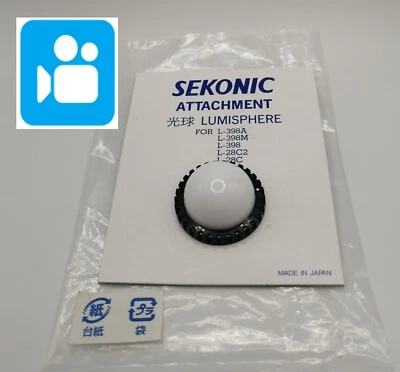 ✨Não usado✨ Acessório Sekonic Lumisphere para L-398M 398A 398 28C2 28C do Japão - Imagem 1 de 3