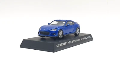 1/64 Kyosho SUBARU BRZ CON PIEZAS OPCIONALES STI originales modelo diecast azul Foto 1 de 4