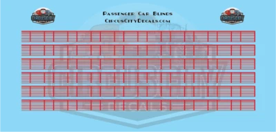 Venetian Blinds Red O Scale - Image 1 of 3