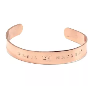 Bracciale in rame Basil Hayden tono oro rosa distilleria bracciale promo salute guarigione - Foto 1 di 5