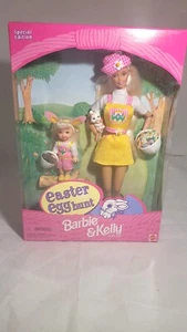 1997 Mattel SPECIAL EDITION Easter Egg Hunt Barbie & Kelly Doll Gift Set 19014 - Picture 1 of 3