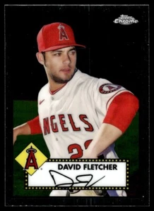 2021 Topps Chrome Platinum Anniversary David Fletcher - Los Angeles Angels #366 - Picture 1 of 2