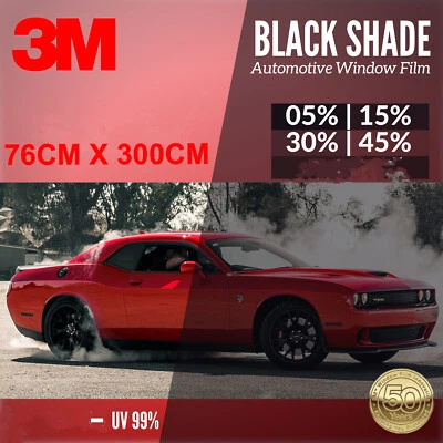 Pellicola Oscurante Vetri Auto Black Shade 3M™ BS 5/15/30/45% omologata 76cm x - Bild 1 von 4