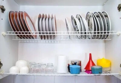 kit Scolapiatti colapiatti  ad incasso 76 86 cm per pensili da cucina 80 90 cm - Immagine 1 di 4