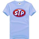 Girls Printed STP Motor Oil Logo T-Shirts Adults Cotton Tee Shirt Short Sleeves