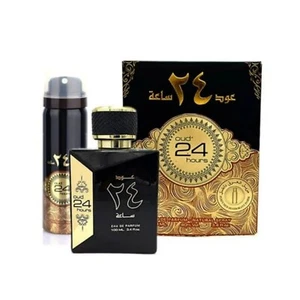 Oud 24 Hours by Ard Al Zaafaran 100ml Eau De Perfume Musk Amber free deodorant - Picture 1 of 2