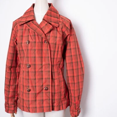 The North Face Women's Double Breasted Waterproof Check HyVent Jacket Size M - Imagem 1 de 4