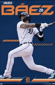 Detroit Tigers Javier Báez 22x34 Poster By Trends - Picture 1 of 2