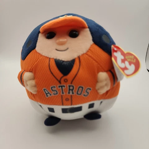 Ty Beanie Ballz Houston Astros Official MLB 5” Plush Stuffed Toy 2013 Cover