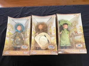 Holly Hobbie Muñecas Vintage Amy-Carrie-Holly 12" Alto Juego de 3 NUEVO SELLADO - Imagen 1 de 10