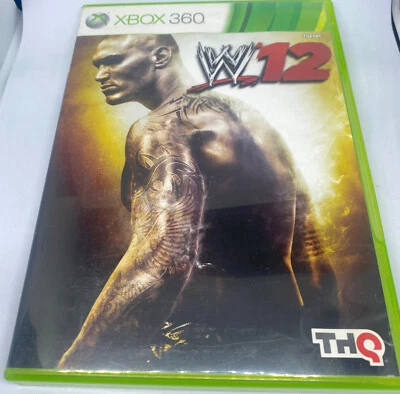 WWE 2012 Asian version English XBOX360 NTSC-J USED RARE - Image 1 of 3