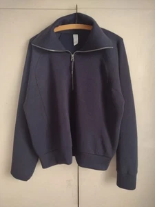 Spanx Active AirEssentials Stretch Quarter Zip Pullover Sweatshirt schwarz Gr. XL - Bild 1 von 8