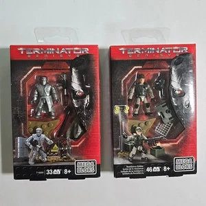 Mega Bloks Terminator Resistance Soldier & T-1000 Action Figures New Sealed - Picture 1 of 5