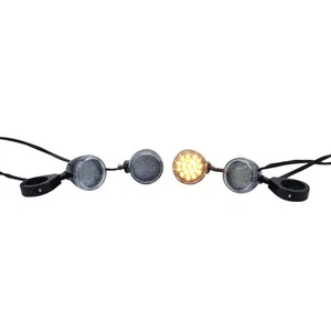 Blinker Set LED Harvey schwarz für Harley Davidson XG 750 Street Bj. 14-15 - Picture 1 of 4