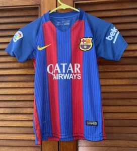 Camiseta deportiva Barcelona FCB Qatar Airways Beko Nike Dri-Fit #9 Suárez juvenil grande 10 - Imagen 1 de 3