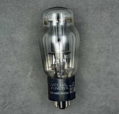 (1) National Union 6L6G Силовая Трубка Прозрачное Стекло Квадратный Геттер Тесты Сильные - Изображение 1 из 4
