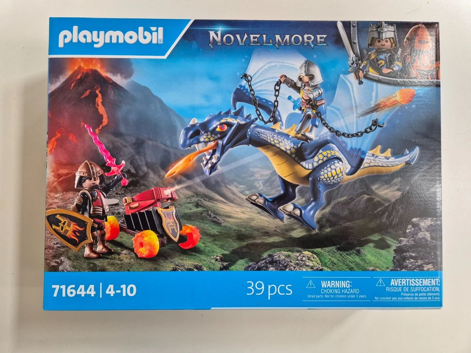 PLAYMOBIL Novelmore 71644 Drache im Gefecht, inklusive eines beweglichen Drachen