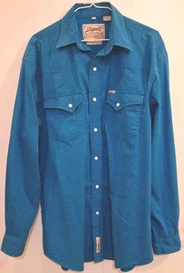 Rafter C Pro Flex 45 Cowboy Collection Pearl Snap Western Shirt Large Geometric  - Bild 1 von 14
