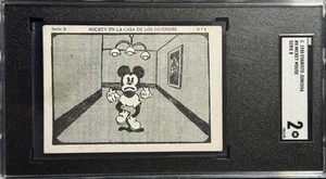 1929/30 Juncosa Chocolate Mickey Mouse ROOKIE SET BREAK - Earliest DISNEY! #4 - Picture 1 of 2