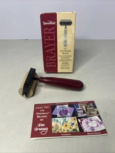 Speedball 2.5" Soft Rubber Brayer, Red Handle #4172 - Picture 1 of 6