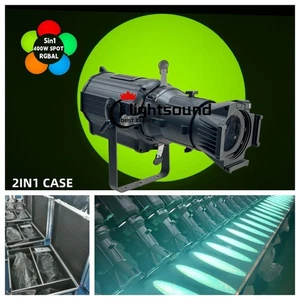 2pc LED 400W LEKO Profile Spotlight RGBAL 5IN1 Event Theater Focus spot+case - Picture 1 of 12
