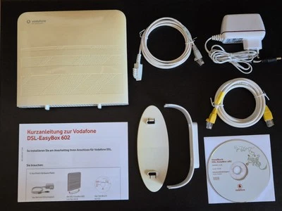 Vodafone DSL-EasyBox 602 WLAN Router & mobil UMTS-USB-Stick inkl. Zubehör in OVP - Bild 1 von 4