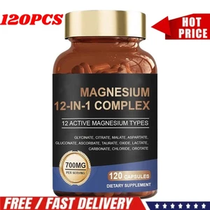 Magnesium 12 in 1 Complex - MagnesiumGlycinate, Citrate, L-Threonate H OT - Picture 1 of 13