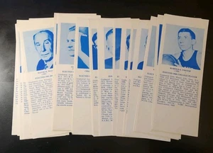 Lot of 30 Basketball Hall of Fame Bookmarks 1968–1974 Vintage Oddball Set - Picture 1 of 7