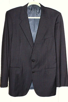 Chaqueta Blazer BELVEST Para Hombre Lana Rayas Azul Talla 50 EE. UU. 40  Foto 1 de 4