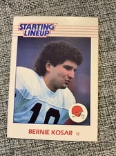1988 Kenner Starting Lineup Football Card Bernie Kosar Browns