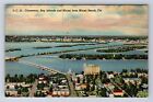 Causeway Bay Islands And Miami Beach Florda Fl Bridge City Veiw Postcard Ay