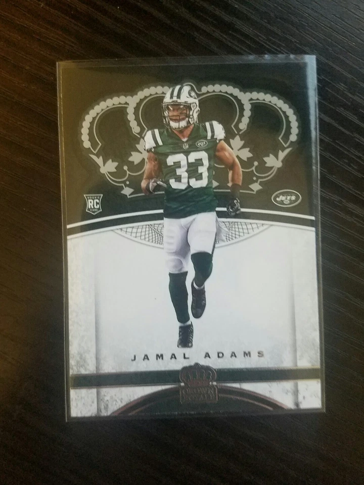 2017 Crown Royale Football #90 JAMAL ADAMS Jets S Rookie RC - Image 1 of 1