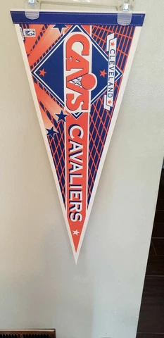 CLEVELAND CAVALIERS  NBA RETRO FELT PENNANT WITH HOLDER 7/9/21 Cover