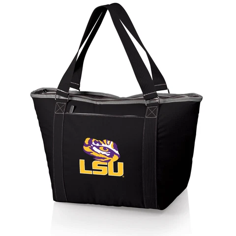 NEW LSU Louisiana State University Tigers Topanga Cooler Tote Picnic Time Black Cover