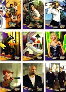 LOONEY TUNES BACK IN ACTION - COMPLETE BASE TRADING CARD SET - BRANDON FRASER