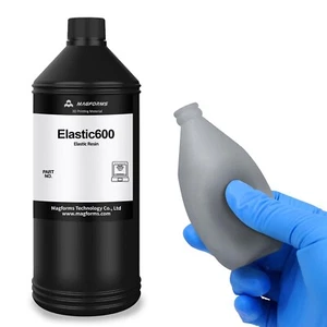 Elastic 3D Printer Resin, 405nm UV-Curing Resin, Tough & Flexible, TPU-Like P... - Afbeelding 1 van 6
