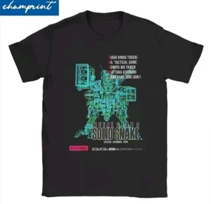 Metal Gear Solid Snake 80's 90's Retro Videogame Style T-shirt Free Postage - Picture 1 of 4