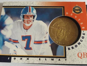1997 Pinnacle Mint Sammlung John Elway - QB Club Münze Karte Broncos Hof - Bild 1 von 3