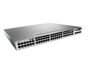 Cisco Catalyst Switch 3850 48 Port UPOE IP Base w/5 AP Licenses WS-C3850-48UW-S - Picture 1 of 4