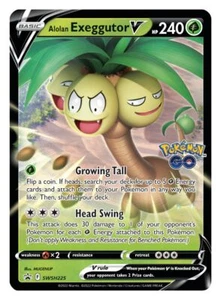 Pokemon GO Alolan Exeggutor V Promo Card (SWSH225) NM / Mint - Picture 1 of 1