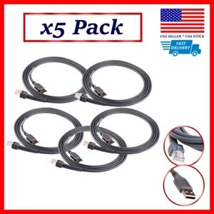 5 Pack ✅ USB cable for Symbol Motorola Barcode Scanner 7FT 2M ✅ Fast Shipping - Picture 1 of 4