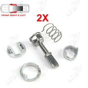2X VW LUPO DOOR LOCK BARREL REPAIR KIT FRONT RIGHT LEFT SIDE 1U0837167/168 - Picture 1 of 6