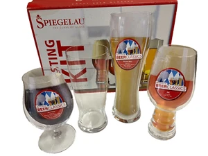 Spiegelau Craft Beer Tasting Kit Set of 4 Different Beer Glasses In Original Box - Picture 1 of 10