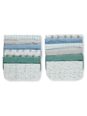 Paquete de 12 paños para bebé Duck Duck Goose - blanco/multi, talla única Foto 1 de 2