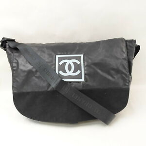 Chanel Shoulder Bag  Black PVC 1908893
