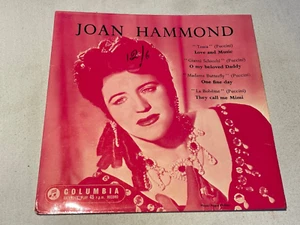 Operatic Arias Sung by Joan Hammond - Vinyl Record 7" Single - Columbia SED 5514 - Picture 1 of 4
